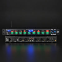 Equalizer with Subwoofer Output Professional Audio Gear Adjustable for PA Setups