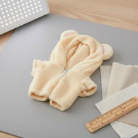 17cm Doll Outfit Cute Design Bear Doll Costume Adorable Gift Hooded Fuzzy Jumpsuit for Display