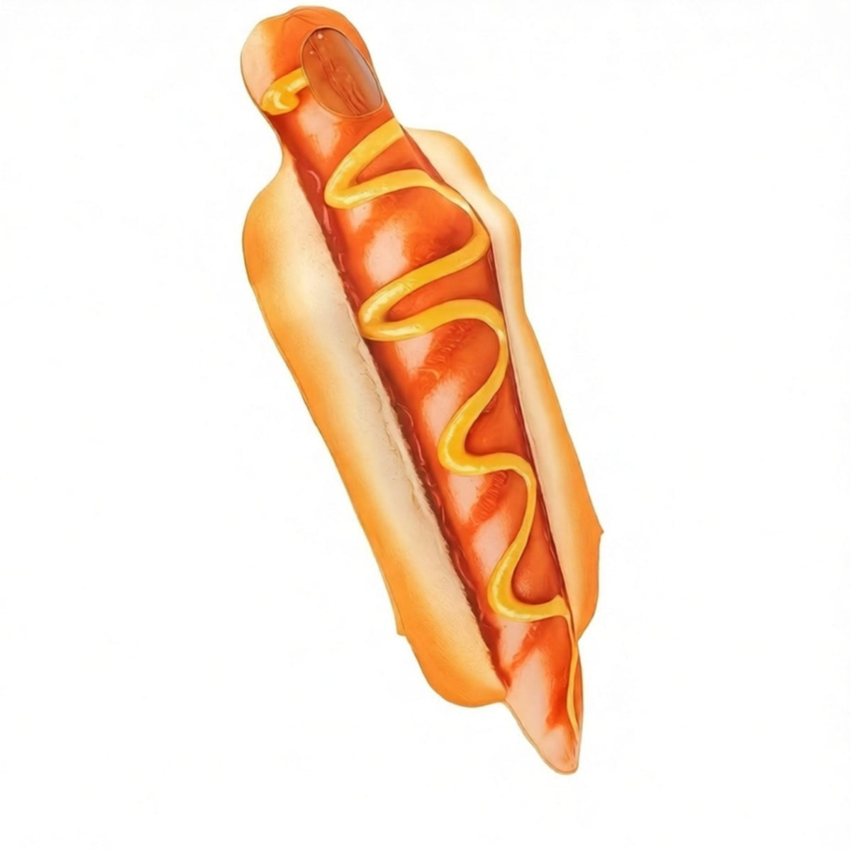 Halloween Adult Hot Dog Cosplay Jumpsuit Funny Stage Performance Costume Party Outfit