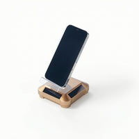 Slimline Solar Powered Rotating Display Stand Tilting Rotating Phone Stand Smooth Turntable Eco-Friendly for Showcase