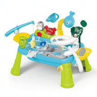 Summer Water Play Table Interactive Sensory Table with Water Circulator Outdoor Easy to Use for Backyard