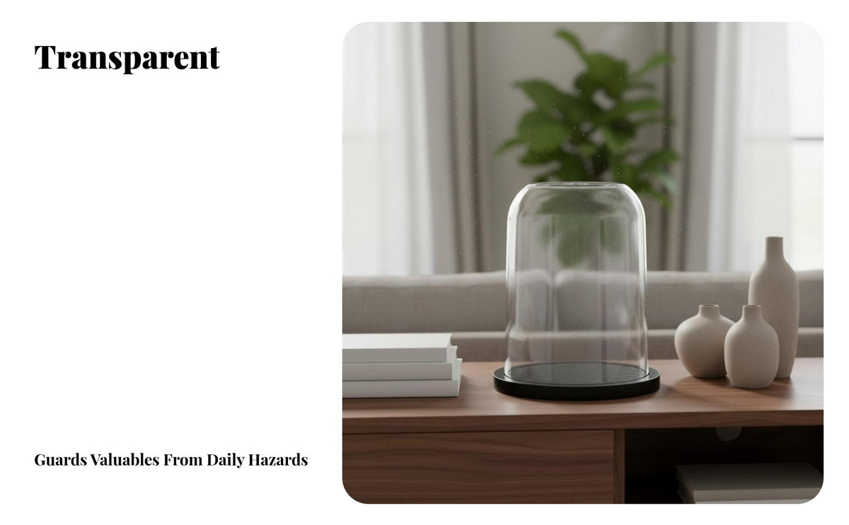 Cylindrical Debris Cover Debris Proof Acrylic Display Dome Desktop Display Case High See-Through Quality Collectible Showcase