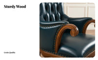 Sturdy Wood Wood Legs highrear flanked Chair Vintage & design Upholstered highrear flanked Armchair Highrear Design Lounge Seating Comfortable for homeowners, Readers, Seniors, Hotel Lobby, Reception Area, Living Room, Bedroom