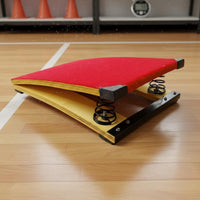 High Elasticity S-Shaped Launch Board Thickened Springs Athletics Jump Training Aid Anti-Slip Surface Sports Equipment Long-Lasting Construction for Gymnasts, Athletes