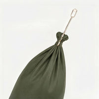 Light-Colored Grip Pad Metal Hay Bag Hook Rectangular Handle Hay Bag Hook Straight Shaft
