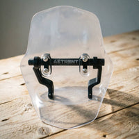 Universal Motorcycle Windshield Clamp Mount Handlebar Windshield Metal Bracket Motorbike Wind Screen Glossy