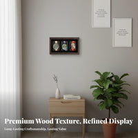 Solid Wood Long-Distance Race Medal Display Case Wall Mount or Tabletop Medal Display Frame Commemorative Collection for Children, Desktop