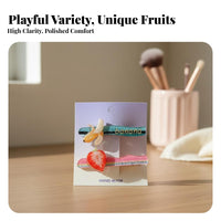 2 Pieces Fruit Hair Accessory Glittery Glitter Fruit Barrette Acrylic Duckbill Hair Accessory Cute Design No Wrinkle