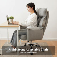 Ergonomic Design Reclining Gaming Chair with Footrest Padded Armrests Highspine Recliner with Footrest Height Adjustable rotate Seat Support for players, Students, Adults, Bedroom, Dormitory, Game Room