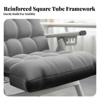 Reclining Function Foldable Nap Chair Space-Saving Padded Folding Lounger High spine Support Portable Furniture Multi-Purpose Use for Students, Office Workers, Adults, Dorm Room, Bedroom