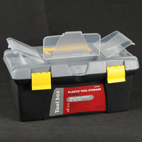 Two-Layer Multi-functional Tool Box Hardware Storage Organizer Fishing Box 13-19 inch Durable
