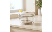 Retainer Box with Rotating Cleaner Small Retainer Case Lightweight