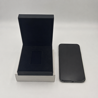 Black Paperboard Gift Box with Lid Customizable for Small Business Packaging