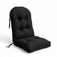 High Back Chair Cushion Thick High Back Cushion Seat Pad Indoor Outdoor Comfortable for Patio, Garden