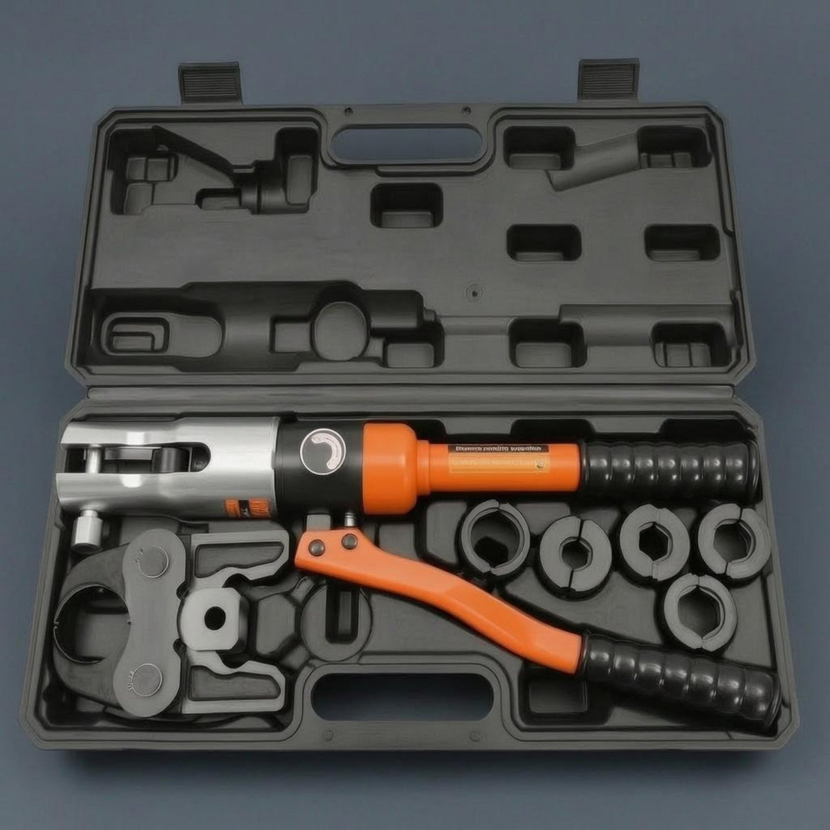 Hydraulic Tube Crimping Tool Rubber Grips 8-Ton Easy Die Change Hydraulic Hose Crimping Tool for Repair Work
