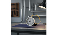 High Precision Aneroid Pressure Gauge Easy to Read Laboratory Pressure Gauge Clear Face Pressure Test Meter Sturdy Build for Teachers, Students, Laboratory, Classroom, School
