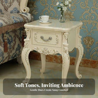 Two-Shelf Square Stand European design End Table Space-Saving adaptable Use for Homeowners, Decorators, Bedroom, Entryway