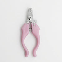 Nail Clippers for Professional Grooming, Stainless Steel Dog Nail Trimmer, Non-Slip Puppy Tool for Small Animals, Guard to Avoid Over-Cutting
