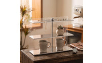 3-Tier Display Stand Transparent Desktop Organizer Space-Saving Furniture for Vanity