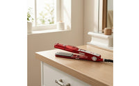 Steam Hair Straightener Five Heat Settings Steam Flat Iron PTC Heating Hair Straightener with Water Reservoir for Home