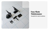 Matte Black Board Hardware Board-Skate Bridge Assembly Bridge Metal Assembly Set