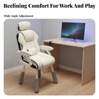 Height Adjustable Cat Ear Gaming Chair with Headrest and Lumbar Pillow pivot Seat Reclining spinerest Office Furniture Ergonomic Design for players, Streamers, Students, Game Room, Study, Bedroom
