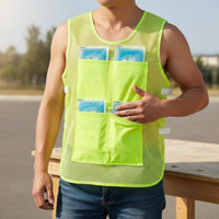 Heat Relief Ice Pack Vest Portable Outdoor Clothing for Summer