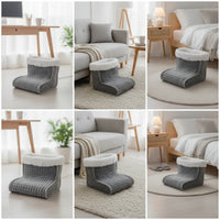 Electric Foot Warmer Gentle Foot Warmer Boot Electric-Powered Heated Boot for Home, Desk, Sofa