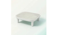Rectangular Pedal with Slatted Grille Plastic Platform for Pet Owners