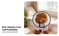 Elizabethan Adjustable Pet Cone Comfortable Anti-Nipping Scratch Cone for Dogs, Cat Owners, Wound Ing, Skin Treatment, Grooming