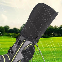 Scratch Resistant Universal Golf Bag Rain Hood Shielding Waterproof Golf Bag Cover Lightweight Zippered for Outdoor, Travel, Storage