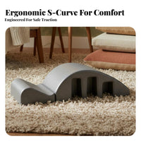 Multi-Functional Pilates Spine or Detachable Spine Stretcher Ergonomic Back Arch Support for Office Workers, Home, Gym, Physical Rehabilitation Center