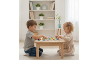 Early Learning Board with 3D Pieces Educational Puzzle Board Sensory Wooden Puzzle Fine Motor for Preschoolers