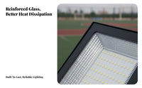 Long-Lasting LED Floodlight Long Lifespan Waterproof Outdoor Light Energy Saving for Parking Lots, Billboards, Courtyards
