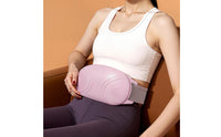 Heating Treatment Heated Waist Massager High-Frequency Vibration Electric Abdominal Massager Multi-Purpose EMS Muscle Stimulation Belt Portable for Home, Office