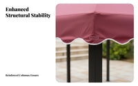 Outdoor Garden Gazebo Protection Outdoor Patio Gazebo Water Resistant 4support Sun Cover for Homeowners, Event Hosts, Courtyard, Backyard, Deck