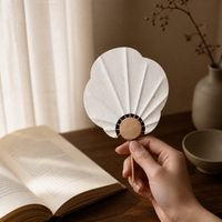 Miniature Hand-Painted Xuan Paper Fan Bookmark DIY Kit