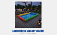 Thickened Inflatable Pool, Outdoor Large Swimming Pool for Kids, Fishing & Play Pond