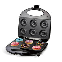 Breakfast Maker with Donut, Sandwich, and Waffle Plates, EU Plug