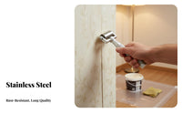 Long-Lasting Stainless Steel Pressure Roller Even Operation Wallpaper Smoothing Tool