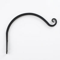 Bird Feeders and Garden Decor Wall Mount Hook, Heavy Duty Cast Iron Plant Hanger with Metal Chain, Pack of 4 Hanging Basket Hooks, Wind Chimes