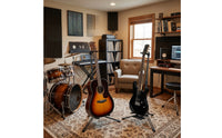 Electric Wind Instrument Stand Portable Wind Instrument Stand Conveniently to Carry for Instrumentalists, Music Studio, Stage, Rehearsal