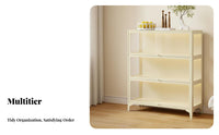 particle-resistantresistant Glass Door Curio Cabinet Floor-Standing Design Display Case Modern design Home Furniture 4-Tier Shelving for Figure collectors, Anime Fans, Living Room, Bedroom, Office