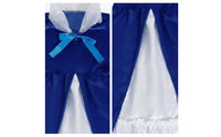 Velvet Dress with Long-Sleeved Historical Dress Flared-Cuff Settler Costume for School Performances