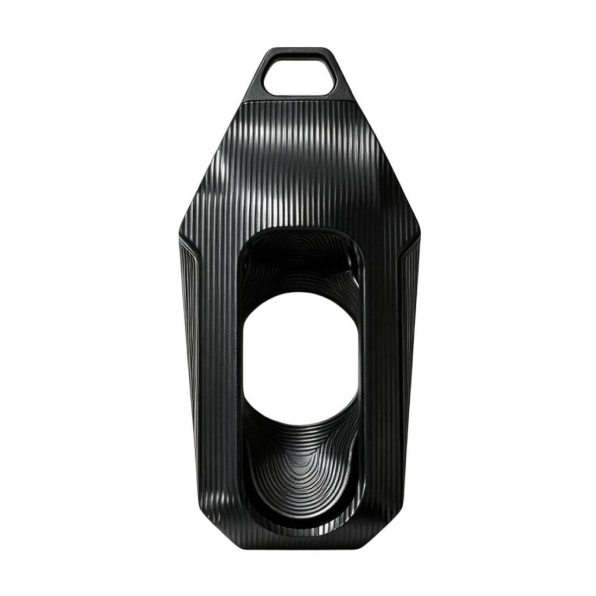 Machined Look Motorcycle Key Cover Slender Decorative Key Sleeve Large Cutout Transport Gear Beveled Edges