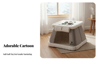 Heated Feline Cave Enclosed Design Heated Pet Shelter Constant Temperature Rapid Heating for Small Dog Owners, Cold Weather