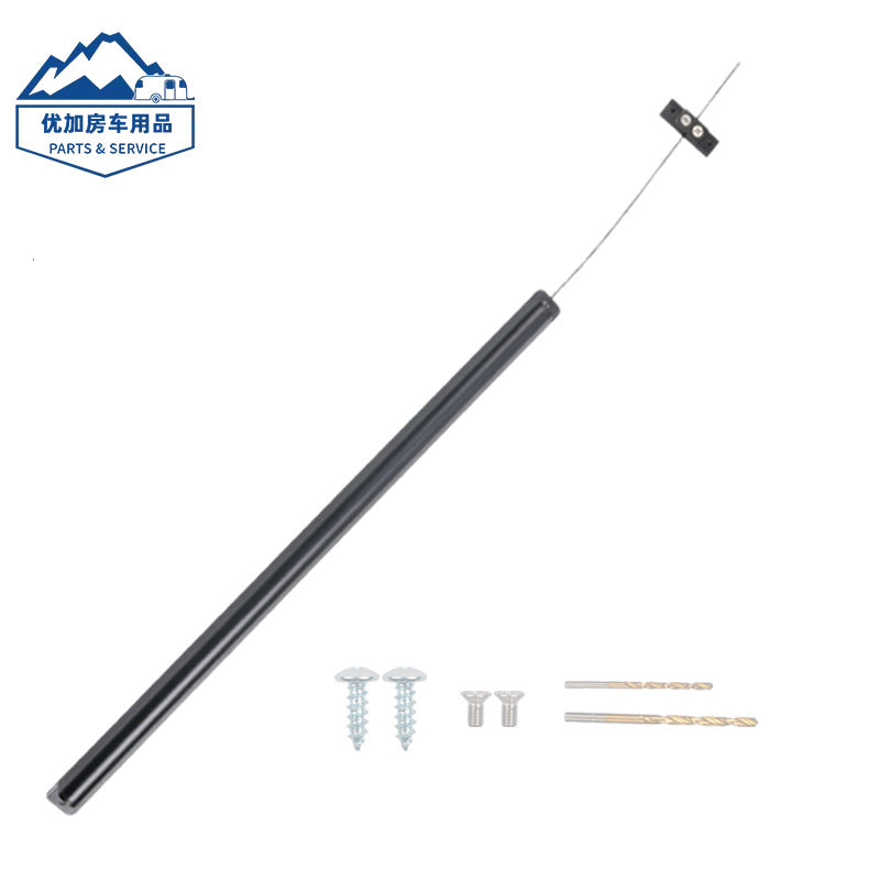 Adjustable Tension RV Screen Door Closer - Aluminum Body, Auto Close