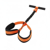 Multifunctional Pedal Resistance Band Multifunction Sit-up Pull Rope Full Body Workout Foot Pedal Puller Non-Slip for Beginners, Women, Home Gym, Travel