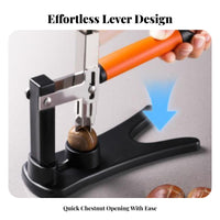 Long-Lasting Stainless Steel Manual Chestnut Sheller Labor-Saving Chestnut Cross Cutter Easy to Use