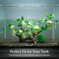Aquarium Plastic Plant Decoration for Fish Tank Landscaping